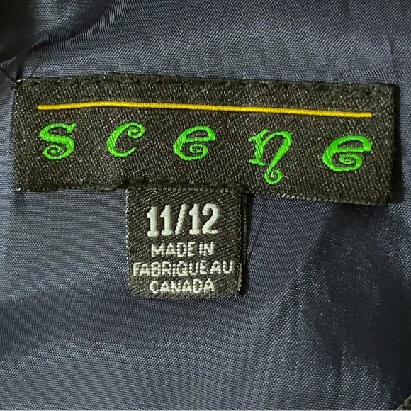 Vintage 90s Blue Satin Rhinestone Princess Prom Dress. S/M Romantic Fairy Gothic - Picture 12 of 14